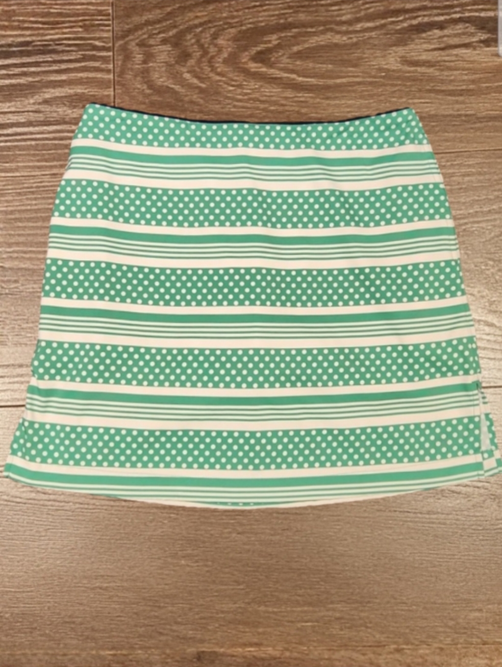Nwot Vineyard Vines Fairway Skort In Polka Dot Stripe 6